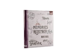 Large Self Adhesive Photo Album Hold Various Sized Picture Up to A4 Purple