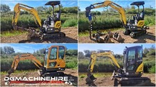 Digger with driver hire - with,