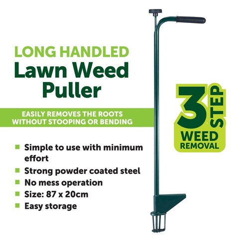Steel weed puller - weed, lawn