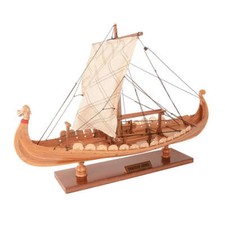 Viking Wooden Ship Model