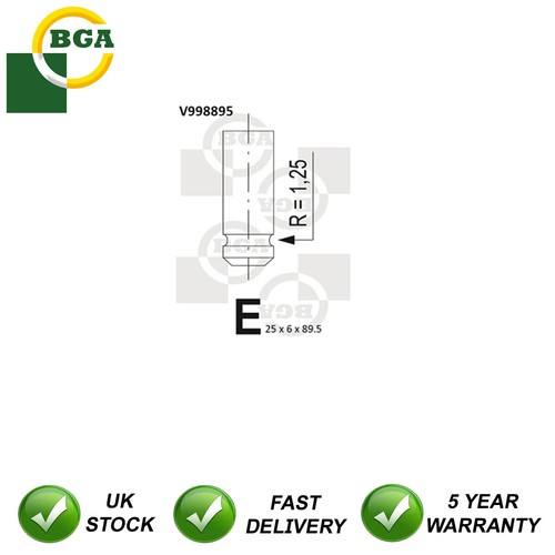 Exhaust outlet valve bga fits - outlet,