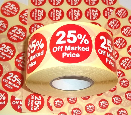 Off promotional point of - 25%,