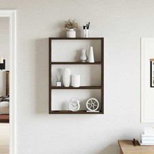 Wall Shelf Floating Shelf Storage Rack Display Shelf Engineered Wood vidaXL