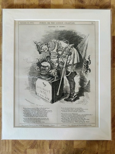 Original 1878 punch cartoon - punch,