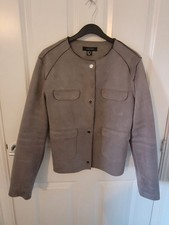 Grey short lenght - faux, suede