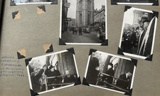 Vintage Photo Album Winston Churchill Bristol WW2 Women Portraits Pets Animals 