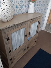 Slim Cupboard Suitable For Any Room Including A Hall. Has Lovely Carved Detail.