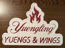 Yuengling "Yuengs & Wings" Metal Tin Tacker Sign