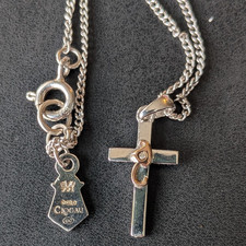 Sterling Silver 9ct Welsh Rose