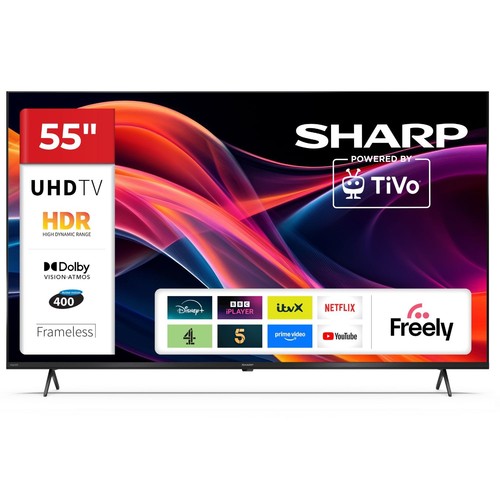 Sharp inch uhd - 55, 4k