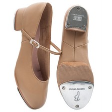 Bloch SO370L Tan Kelly split sole tap shoes with bar fastening