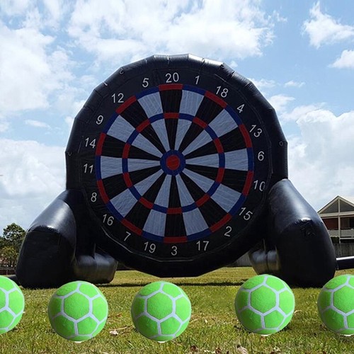Inflatable kick dartboard - inflatable, game