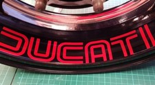 DUCATI WHEEL STICKERS x4
