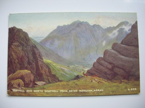 Arran postcard goatfell - arran,