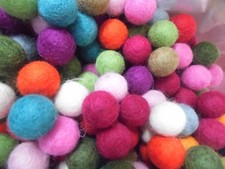 2cm Handmade Wool Felt Balls