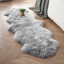 150-180CM Large Soft Fluffy Faux Fur Sheepskin Rugs Warm Floor Carpet Mat Decor