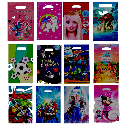 Cartoon loot bags - x,