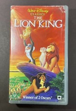 The Lion King, VHS video, Cert