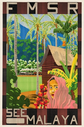 See malaya travel poster - see,