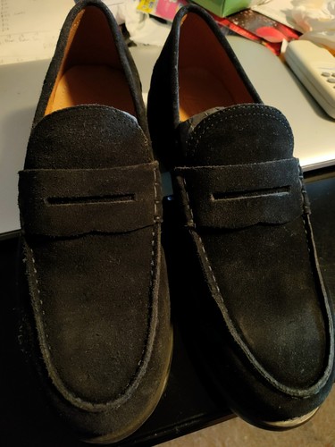 Zara black suede men - zara, loafers