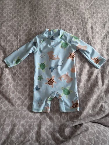 Baby blue sea - blue, swimsuit
