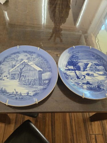 Blue white pottery - &,
