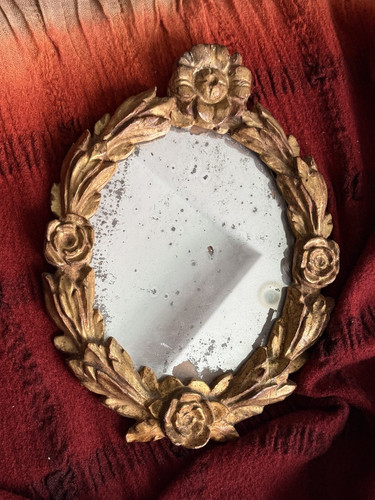 Antique floral gold - floral,