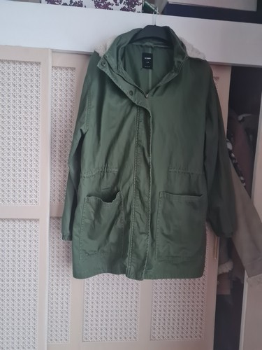 Ladies khaki hooded - ladies, parka