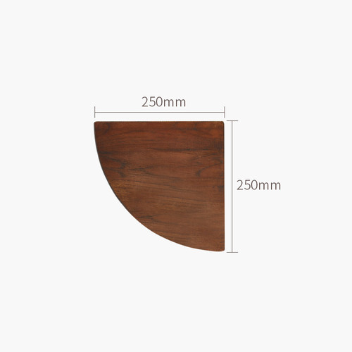 Oak corner shelf wall mounted - corner,