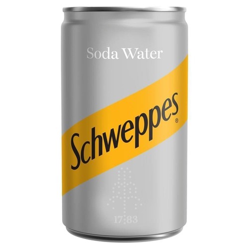 Schweppes soda water - soda,