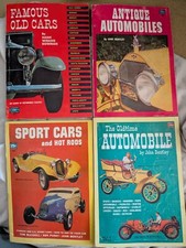 4 Fawcett Books Old Car Books