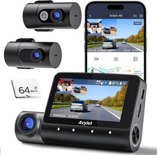 5K 3Channel Dash Cam, Wi-Fi