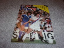 CRYSTAL PALACE   V ASTON VILLA PROGRAMME SEASON 80 - 81