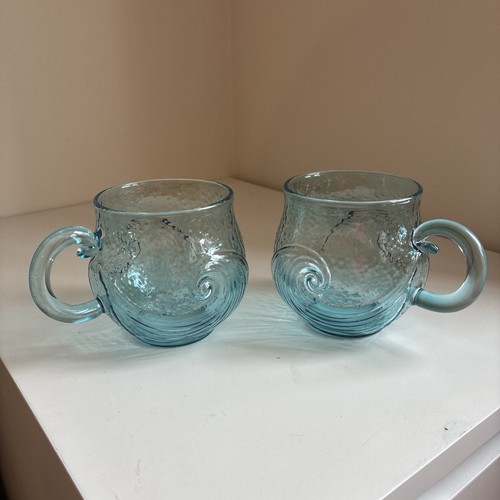 Sea glass wave mugs hand - 2,