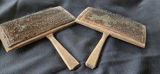 Pair  Antique Large  Wooden