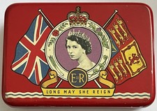 Souvenir Queen Elizabeth II 1953 Coronation OXO Tin.