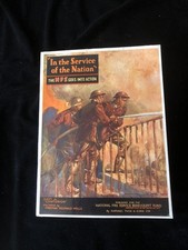 Raphael Tuck. National Fire Service. “ In The Service Of The Nation” 1944