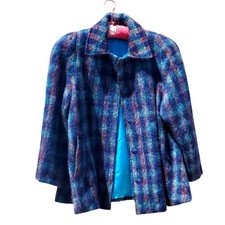 Vintage 1980s Mohair Blue