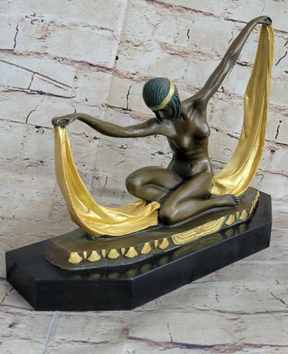 Bronze sculpture scarf - bronze,