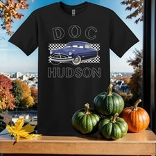 Retro Hudson Hornet Checkerboard  T-shirt T shirt Men Women Unisex Tshirt SY635