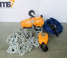 INGERSOLL RAND HL2000K PNEUMATIC AIR CHAIN HOIST 2 TON 35 FT. CHAIN