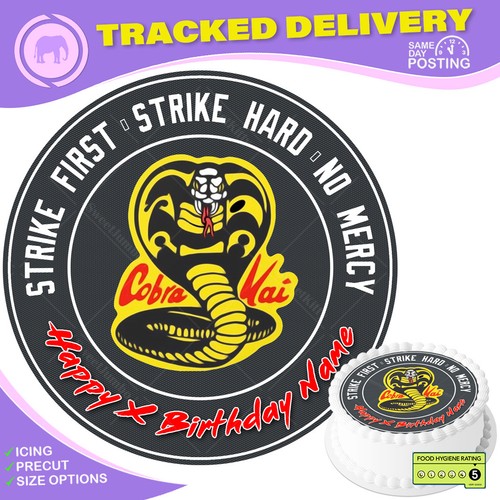 Cobra kai cake - cake, topper