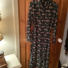 MONKI Dark Green Long Dress