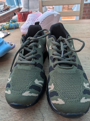 Pair camouflage trainers - pair, of
