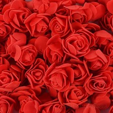 100 Foam Mini Artificial Roses