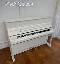 Schimmel White German Upright Piano - Warranty - Delivery