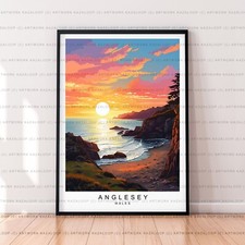 Anglesey Sunset Art