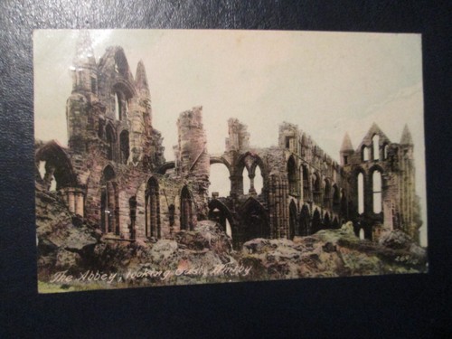 Postcard the abbey looking - of, abbey,
