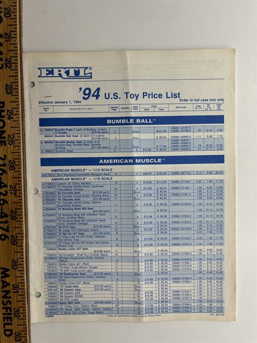 1994 ertl toy price - 1994,
