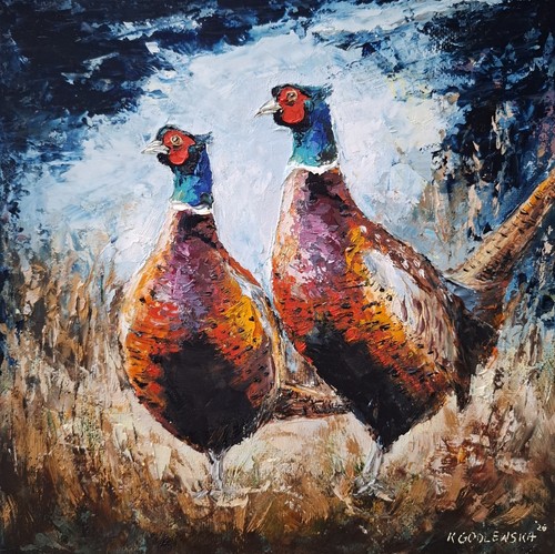 Original pheasant painting - original,